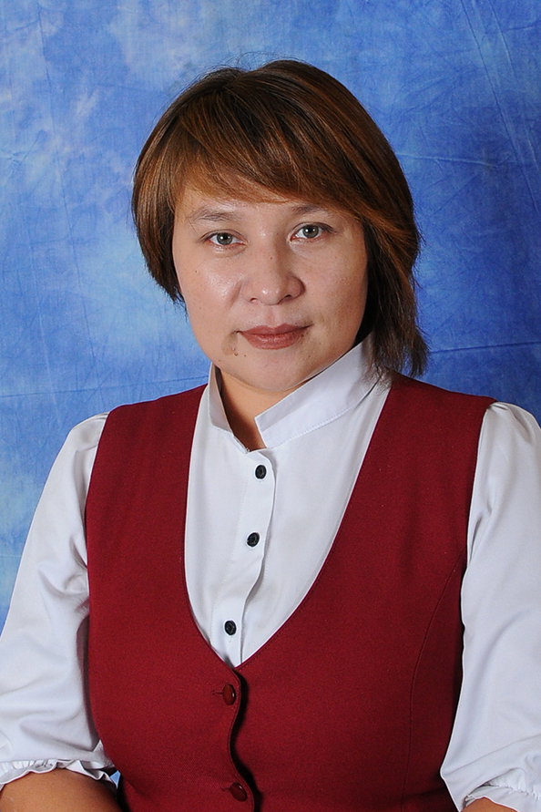 Жакупова Айман Базарбековна пед. өтілі 4 жыл, санаты педагог-модератор