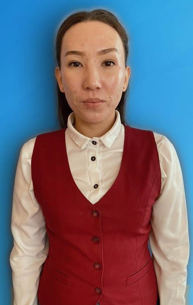 Бейсембаева Лейла Жаксылыковна пед. өтілі 21 жыл, санаты Педагог-сарапшы