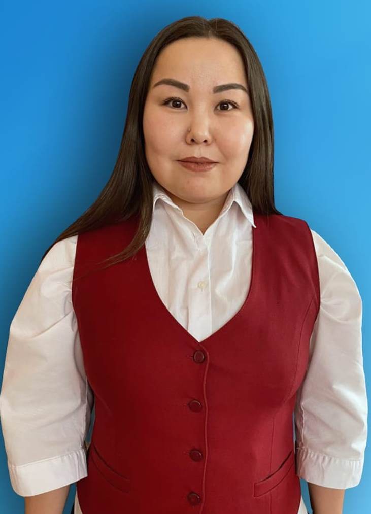 Бейсембаева Лейла Жаксылыковна пед. өтілі 21 жыл, санаты Педагог-сарапшы